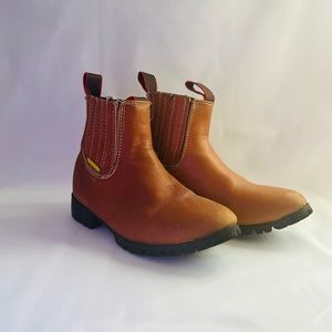 Boys’ Genuine Leather Boots Size 1.5